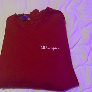 Red champion crewneck mens XXL